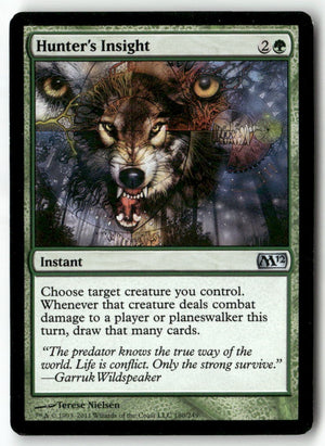 MTG Hunter's Insight Magic 2012 (M12) LP Magic The Gathering