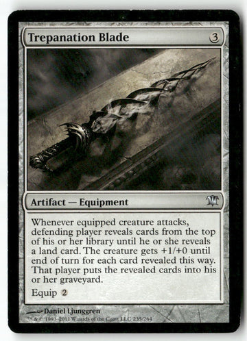 MTG Trepanation Blade Innistrad LP Magic The Gathering