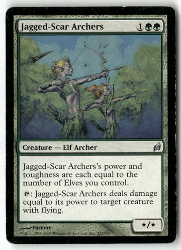 MTG Jagged-Scar Archers Lorwyn LP Magic The Gathering