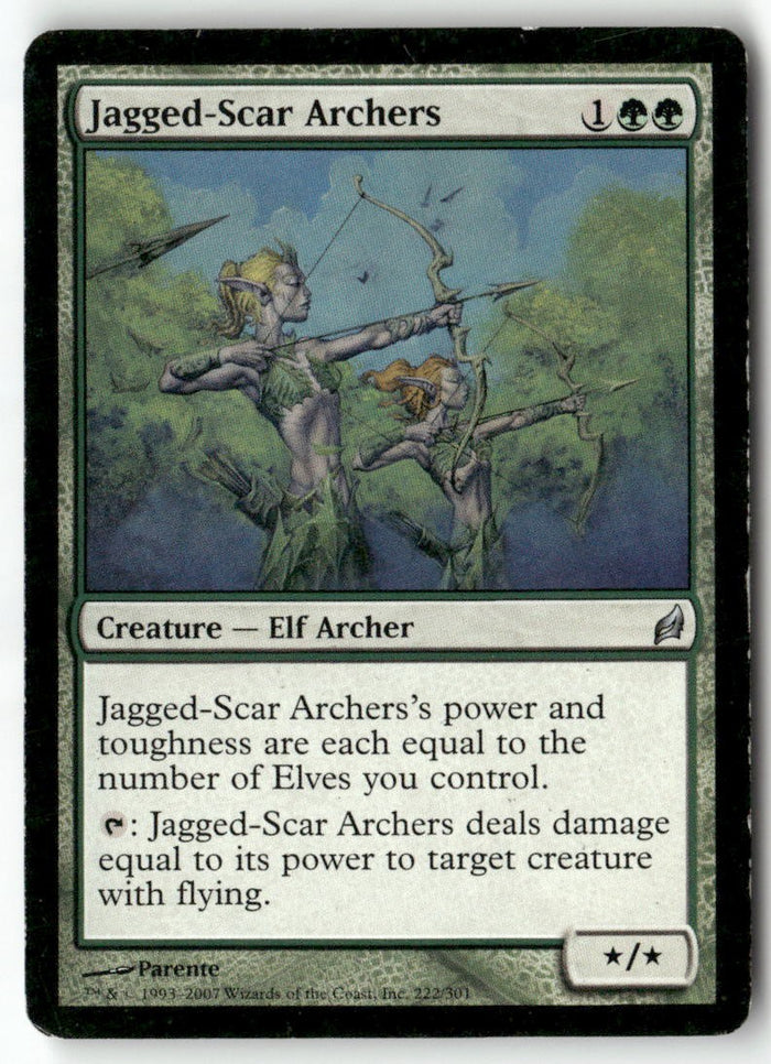 MTG Jagged-Scar Archers Lorwyn LP Magic The Gathering
