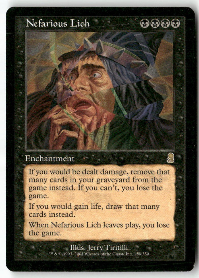MTG Nefarious Lich Odyssey LP Magic The Gathering