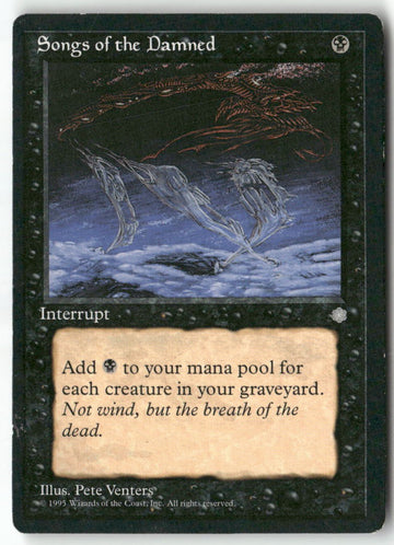 MTG Songs of the Damned Ice Age LP Magic The Gathering