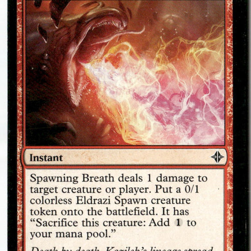 MTG Spawning Breath Rise of the Eldrazi LP Magic The Gathering