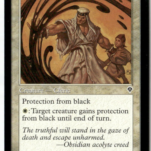 MTG Obsidian Acolyte Invasion LP Magic The Gathering