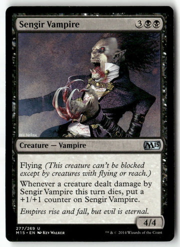 MTG Sengir Vampire Magic 2015 (M15) LP Magic The Gathering