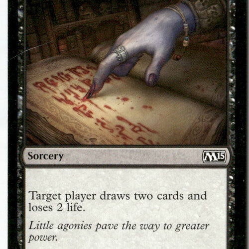 MTG Sign in Blood Magic 2015 (M15) LP Magic The Gathering