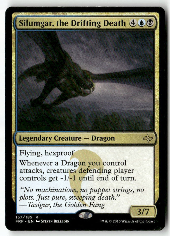 MTG Silumgar, the Drifting Death Fate Reforged LP Magic The Gathering