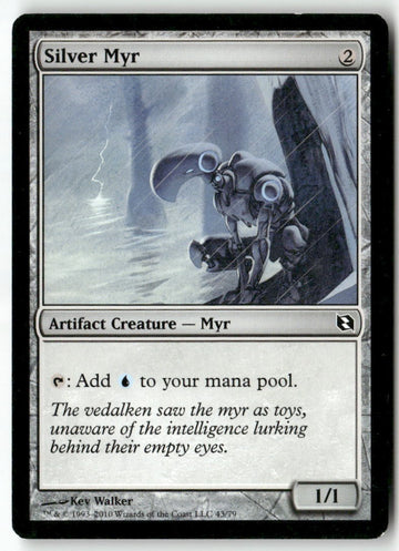 MTG Silver Myr Duel Decks: Elspeth vs. Tezzeret LP Magic The Gathering