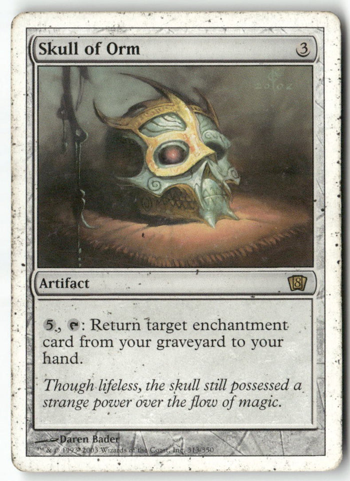 MTG Skull of Orm 8th Edition MP Magic The Gathering