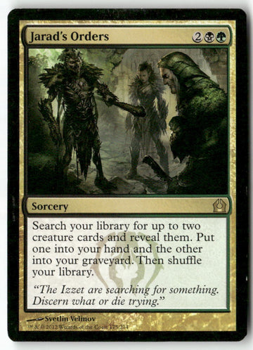 MTG Jarad's Orders Return to Ravnica LP Magic The Gathering