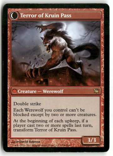 MTG Kruin Outlaw Innistrad LP Magic The Gathering (back)
