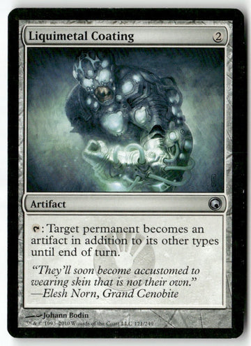 MTG Liquimetal Coating Scars of Mirrodin LP Magic The Gathering