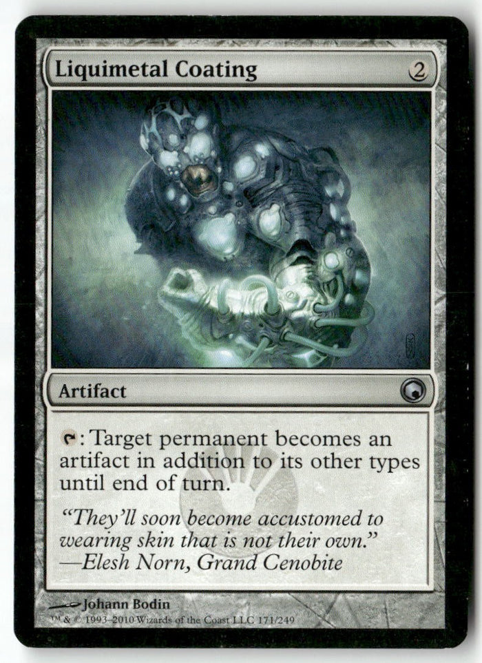 MTG Liquimetal Coating Scars of Mirrodin LP Magic The Gathering