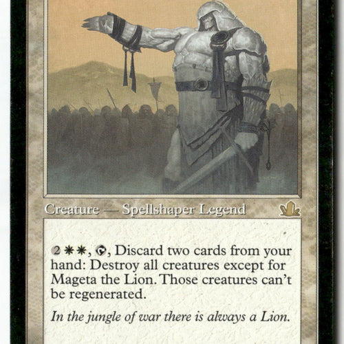 MTG Mageta the Lion Prophecy LP Magic The Gathering