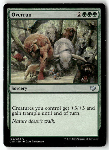 MTG Overrun Commander 2015 LP Magic The Gathering