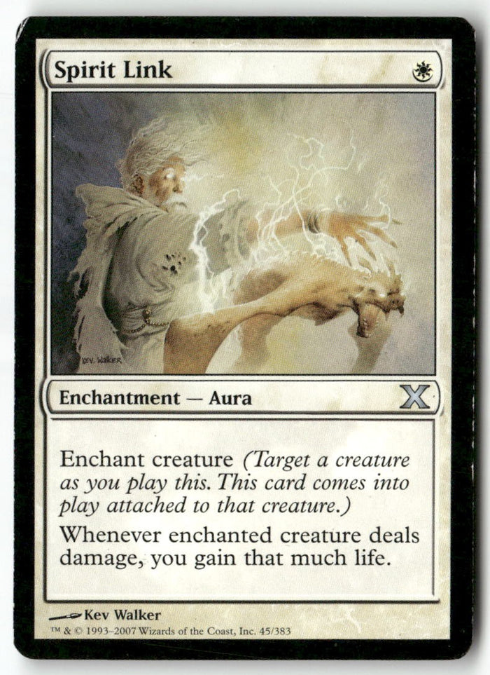 MTG Spirit Link 10th Edition LP Magic The Gathering