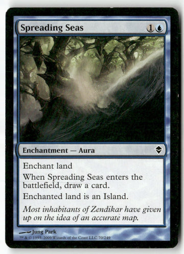 MTG Spreading Seas Zendikar LP Magic The Gathering