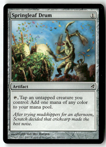 MTG Springleaf Drum Lorwyn LP Magic The Gathering