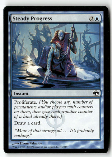 MTG Steady Progress Scars of Mirrodin LP Magic The Gathering