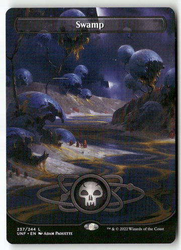 MTG Swamp () (Borderless) Unfinity LP Magic The Gathering