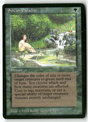 MTG Sylvan Paradise Legends LP Magic The Gathering