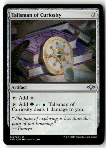 MTG Talisman of Curiosity Commander Karlov Manor LP Magic The Gathering