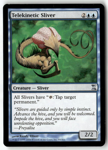 MTG Telekinetic Sliver Time Spiral LP Magic The Gathering