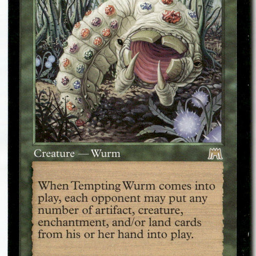 MTG Tempting Wurm Onslaught LP Magic The Gathering