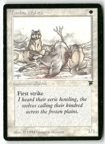 MTG Tundra Wolves Legends LP Magic The Gathering