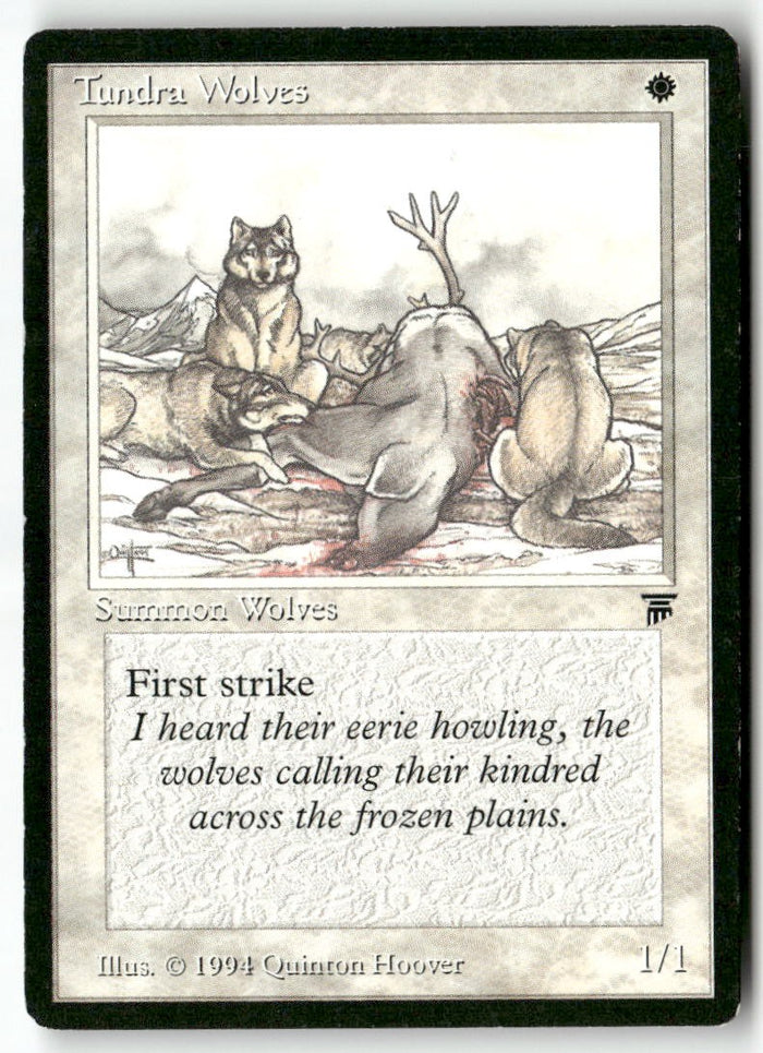 MTG Tundra Wolves Legends LP Magic The Gathering