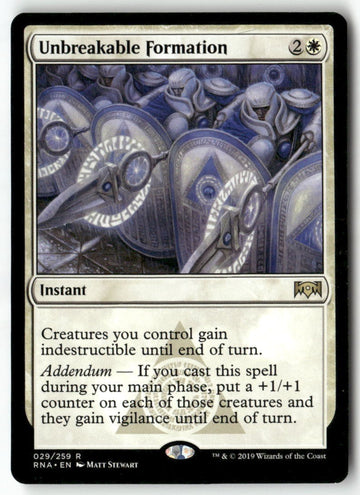 MTG Unbreakable Formation Ravnica Allegiance LP Magic The Gathering