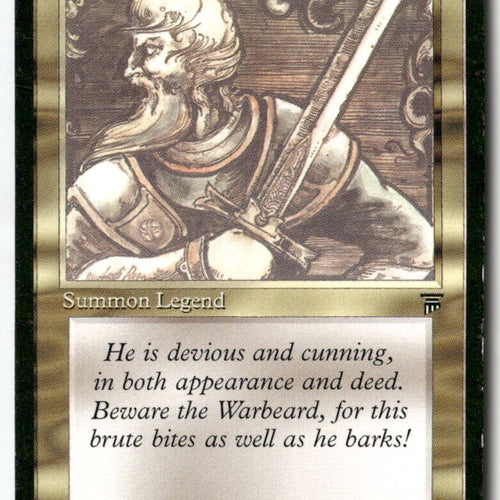 MTG Barktooth Warbeard Legends LP Magic The Gathering