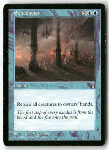 MTG Evacuation Stronghold LP Magic The Gathering