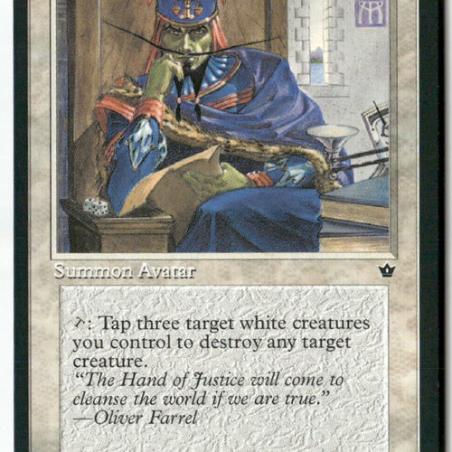 MTG Hand of Justice Fallen Empires LP Magic The Gathering