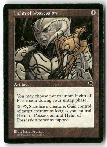MTG Helm of Possession Tempest LP Magic The Gathering