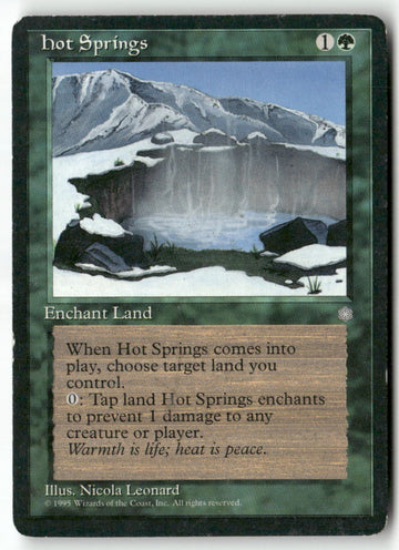 MTG Hot Springs Ice Age LP Magic The Gathering