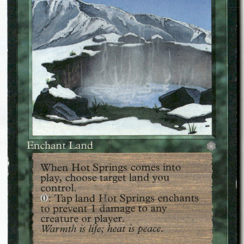 MTG Hot Springs Ice Age LP Magic The Gathering