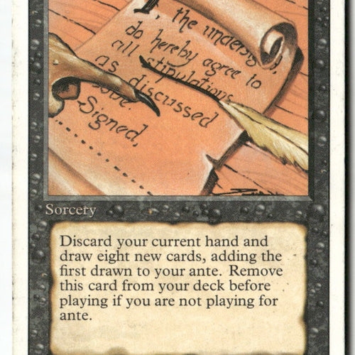 MTG Contract from Below Revised Edition LP Magic The Gathering