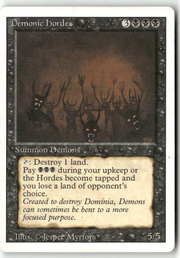 MTG Demonic Hordes Revised Edition LP Magic The Gathering