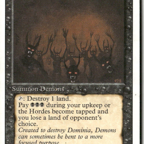 MTG Demonic Hordes Revised Edition LP Magic The Gathering
