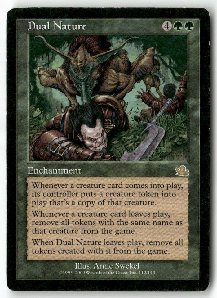 MTG Dual Nature Prophecy LP Magic The Gathering