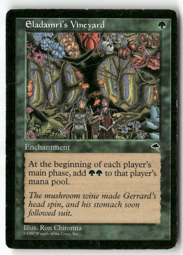 MTG Eladamri's Vineyard Tempest LP Magic The Gathering