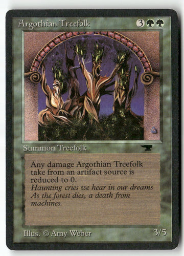 MTG Argothian Treefolk Antiquities LP Magic The Gathering