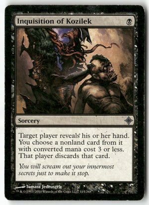 MTG Inquisition of Kozilek Rise of the Eldrazi LP Magic The Gathering