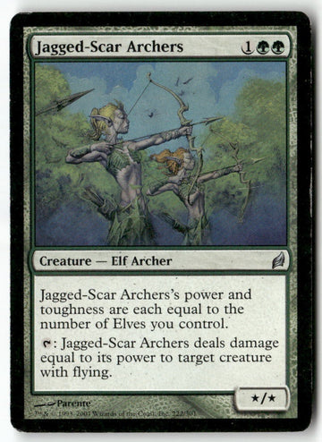 MTG Jagged-Scar Archers Lorwyn LP Magic The Gathering