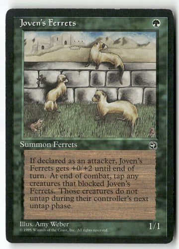 MTG Joven's Ferrets Homelands LP Magic The Gathering