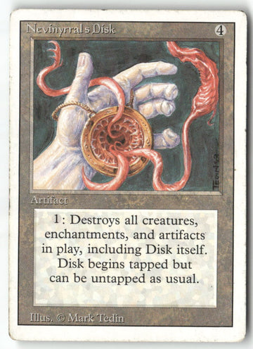 MTG Nevinyrral's Disk Revised Edition LP Magic The Gathering