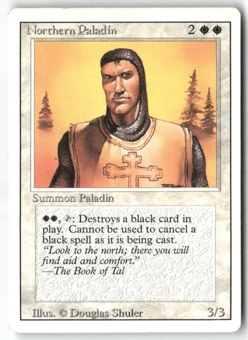 MTG Northern Paladin Revised Edition LP Magic The Gathering