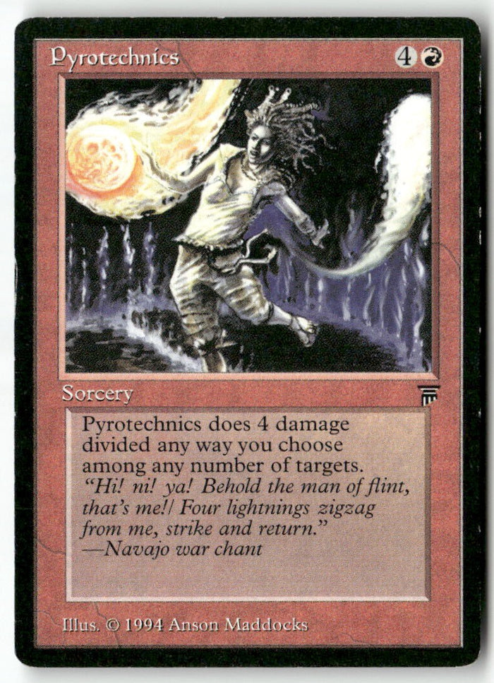 MTG Pyrotechnics Legends LP Magic The Gathering