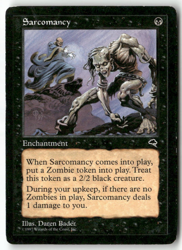 MTG Sarcomancy Tempest LP Magic The Gathering